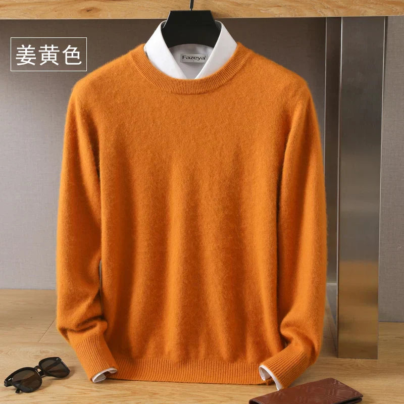 Lyra Cashmere O-Neck Sweater | 100% Pure Japanese-Knit