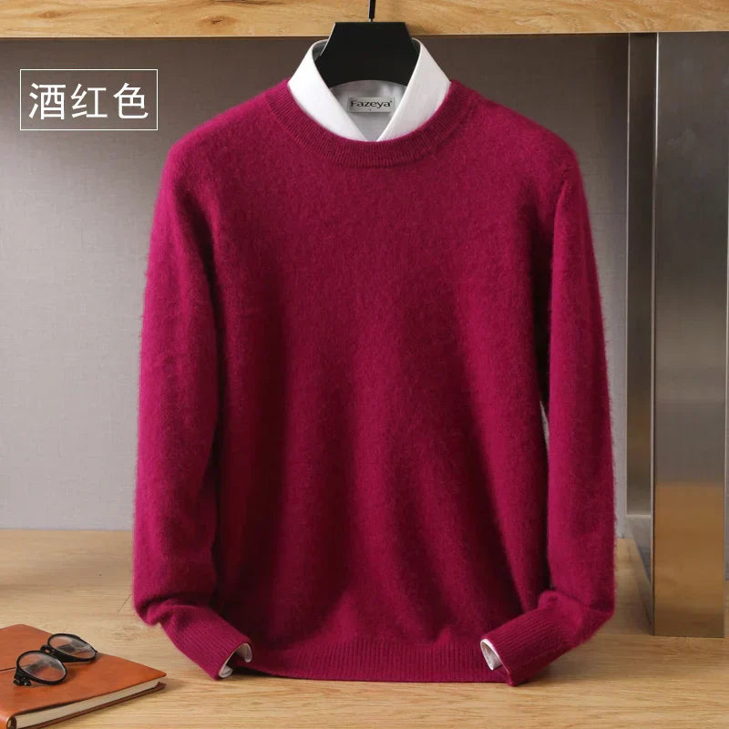 Lyra Cashmere O-Neck Sweater | 100% Pure Japanese-Knit