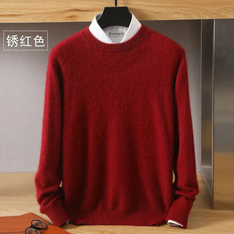 Lyra Cashmere O-Neck Sweater | 100% Pure Japanese-Knit