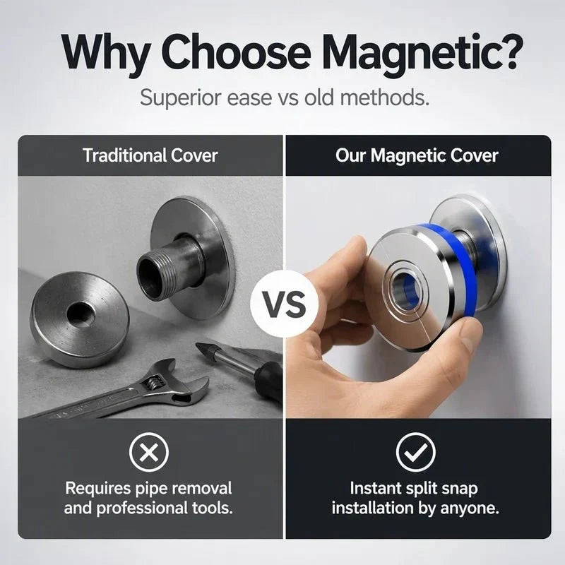 Magnetic Split Faucet Cover – Easy Installation