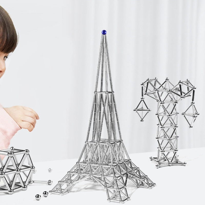 Magnetic Steel Sticks and Balls