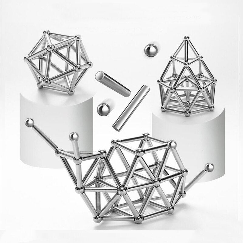 Magnetic Steel Sticks and Balls
