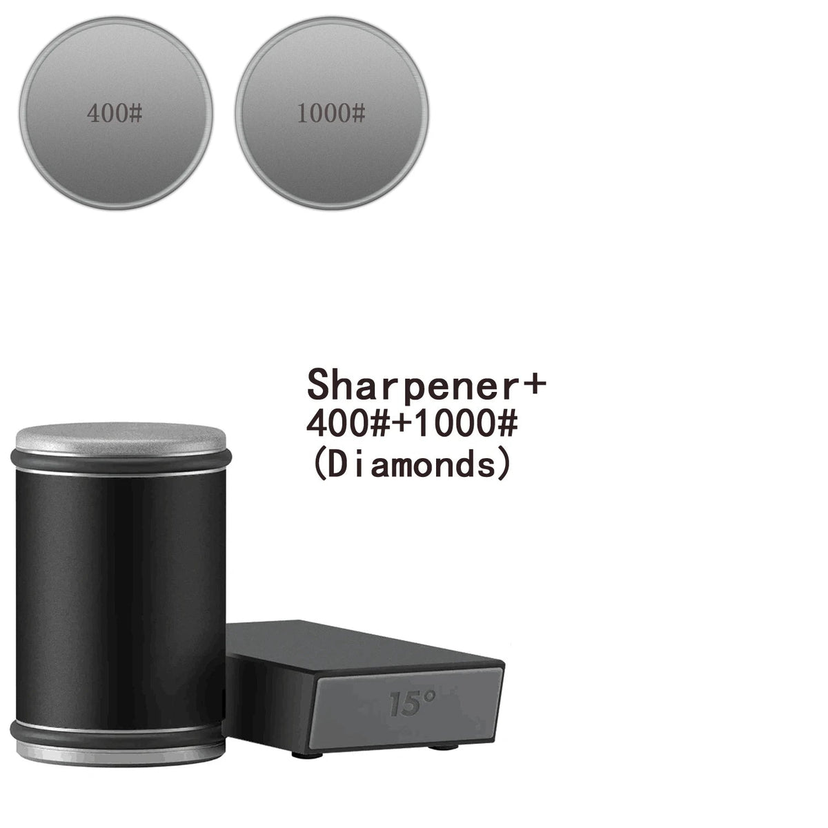 Manual Rolling Knife Sharpener - Precision Dual-Angle Kitchen Edge Tool