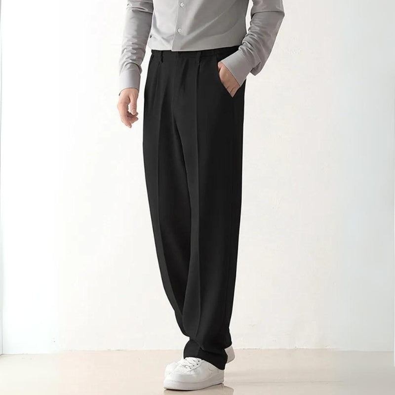 Image of Marco | Men's Pleated Wide Leg Pants