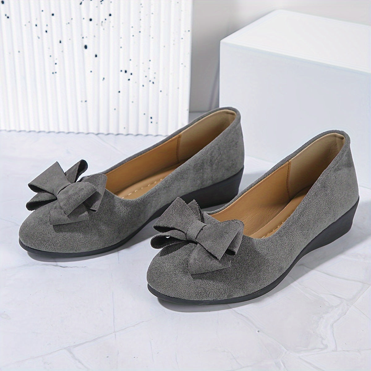 Image of Maria | Women's Slip-On Wedge Shoes