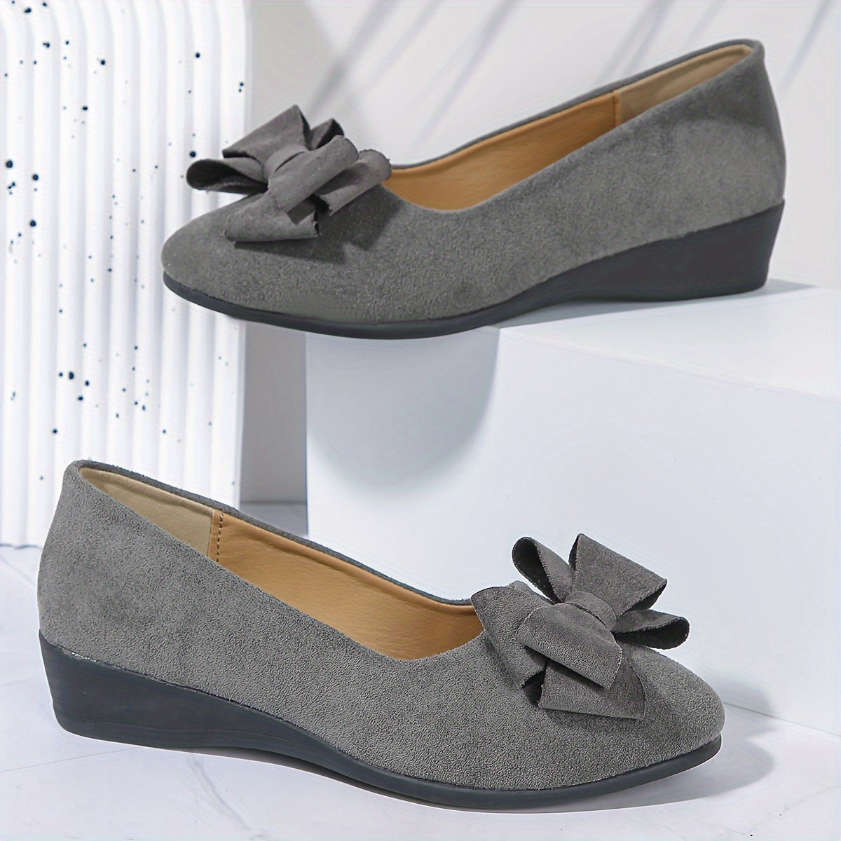 Image of Maria | Women's Slip-On Wedge Shoes