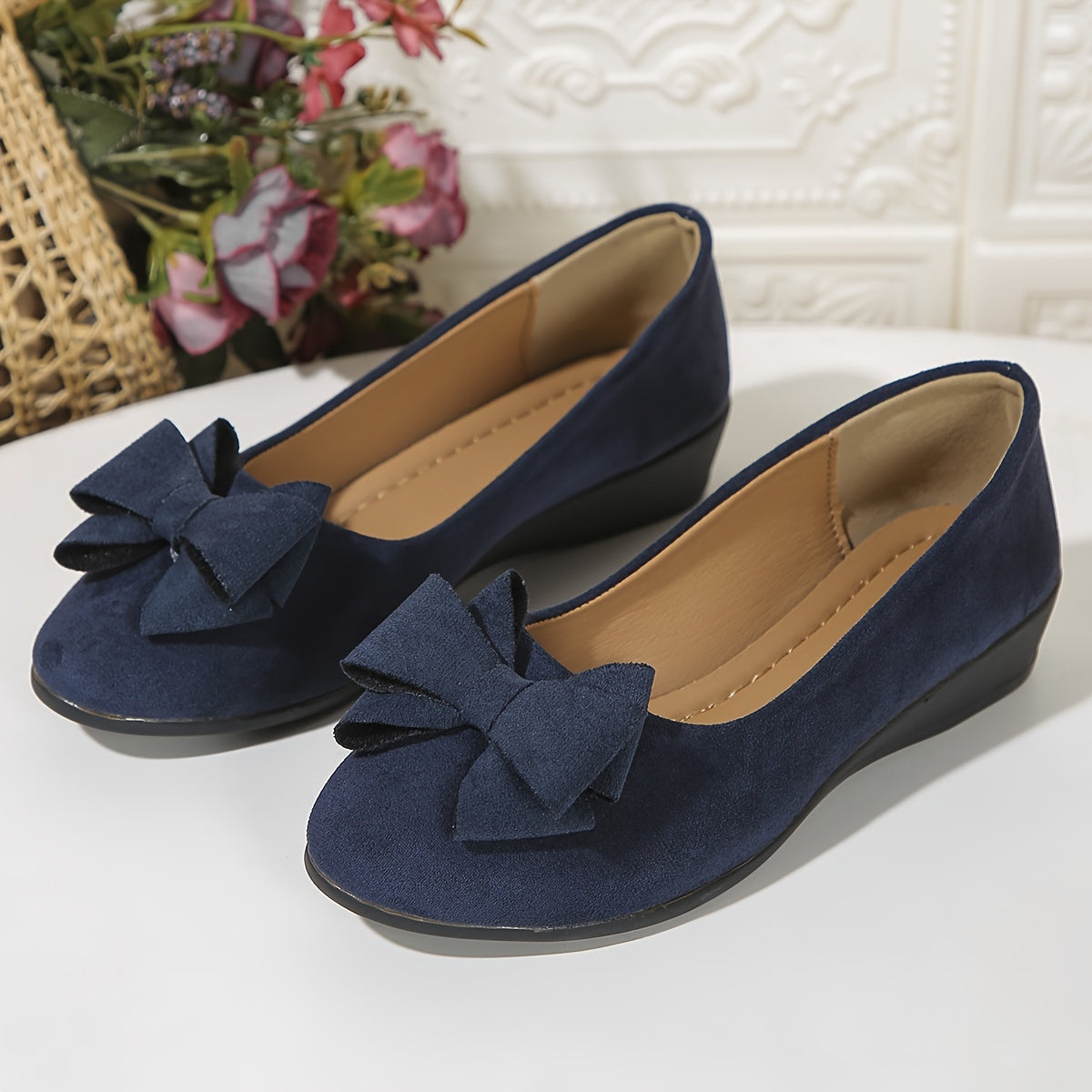 Image of Maria | Women's Slip-On Wedge Shoes