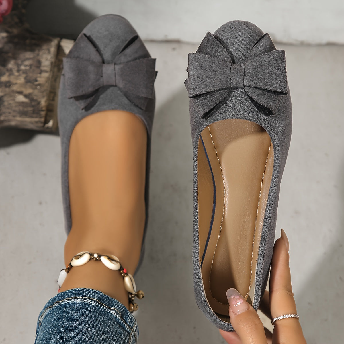 Image of Maria | Women's Slip-On Wedge Shoes