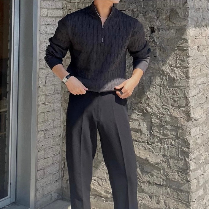 Image of Marvin | Men's Quarter-Zip Sweater