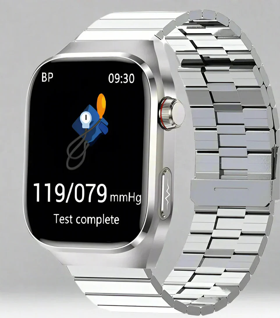 Maxwell Health Smartwatch – Blood Sugar, Uric Acid, ECG+PPG, & Bluetooth Call