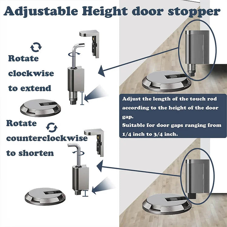 Mechanical Floor-Mounted Door Holder