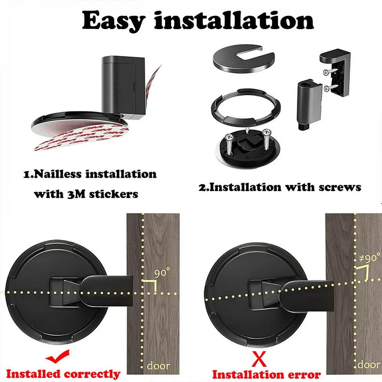 Mechanical Floor-Mounted Door Holder