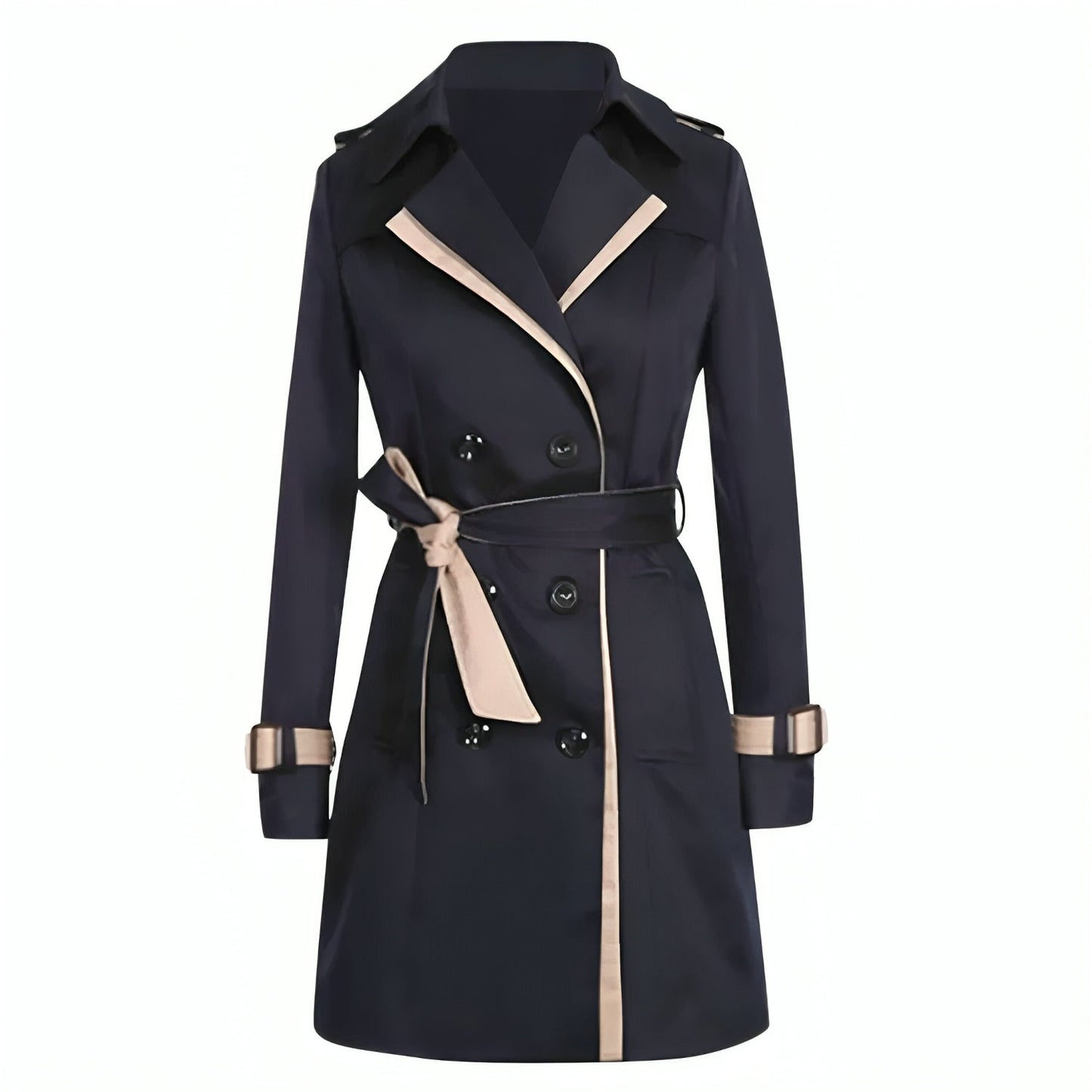 Image of Melinda | Women's Double-Breasted Trench Coat