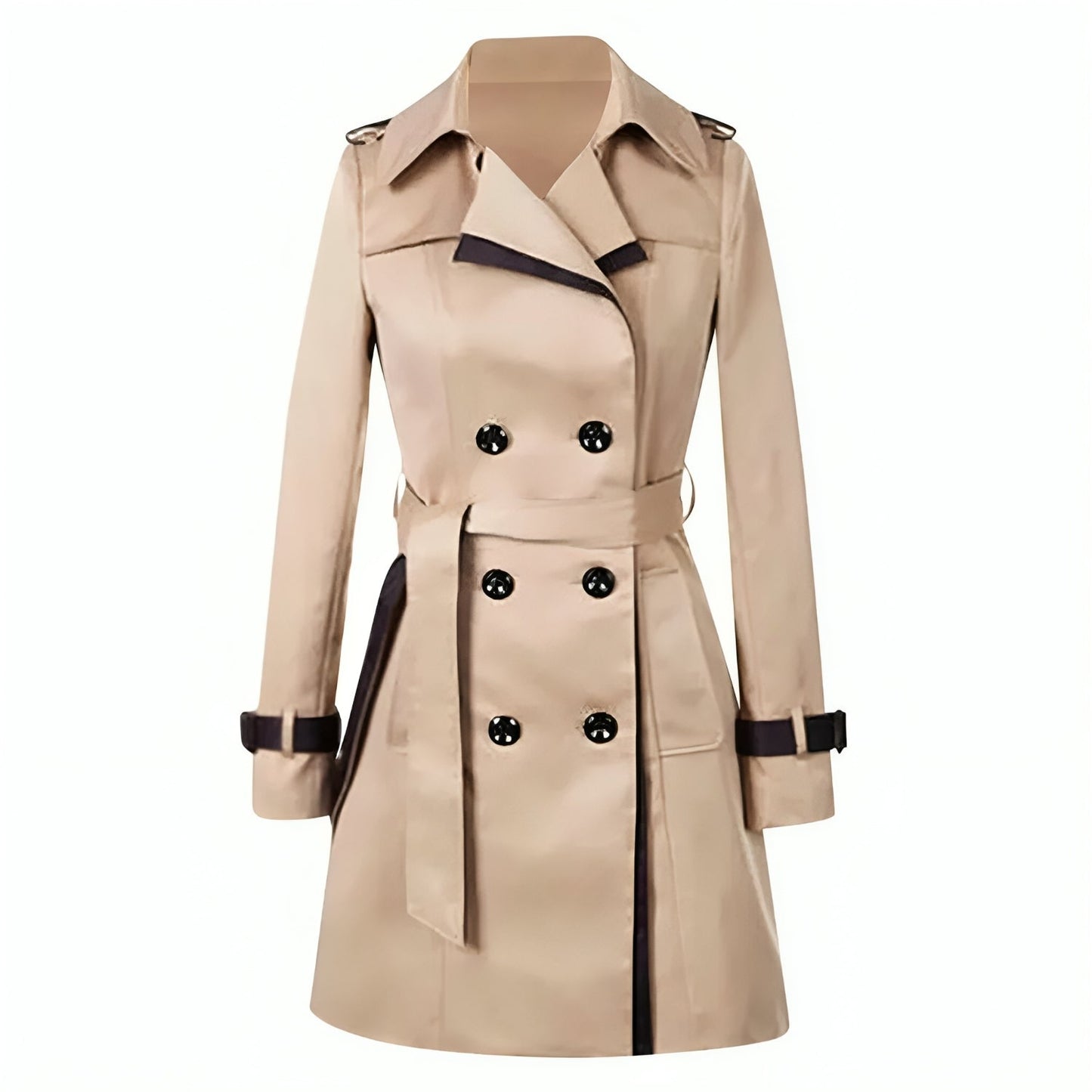 Image of Melinda | Women's Double-Breasted Trench Coat