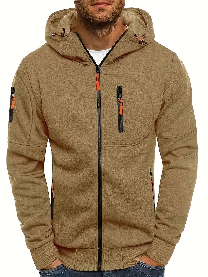Men's Casual Hoodie with a Comfortable Fit and Stylish Details
