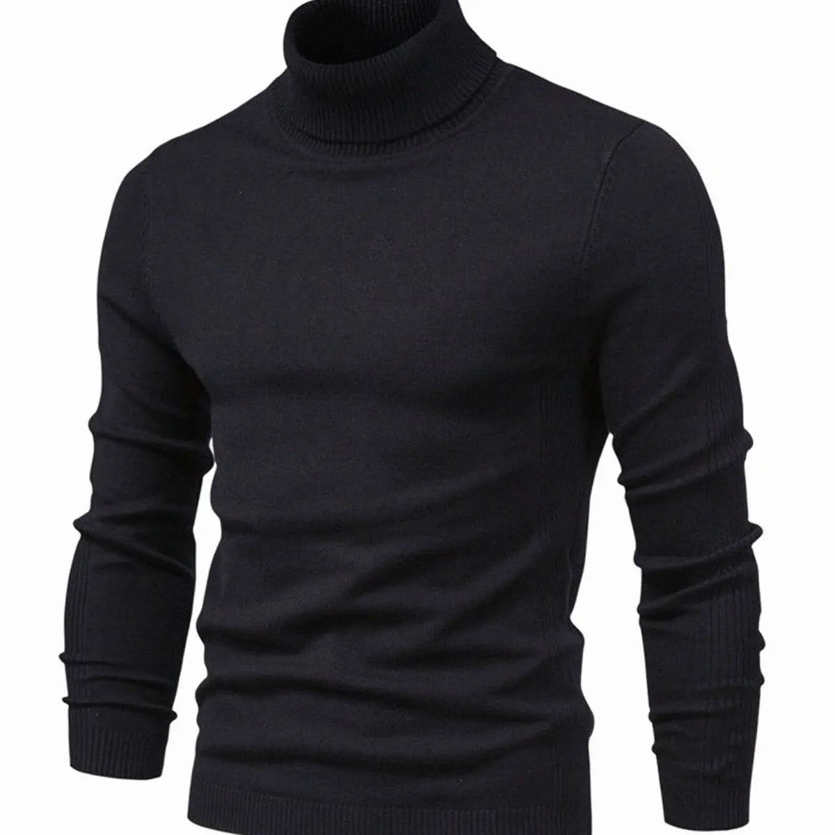 Men's Casual Slim-Fit Turtleneck Knit Pullover Sweater