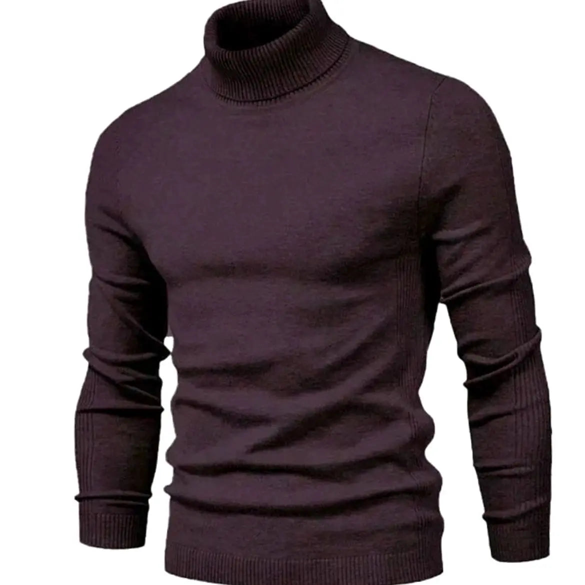 Men's Casual Slim-Fit Turtleneck Knit Pullover Sweater