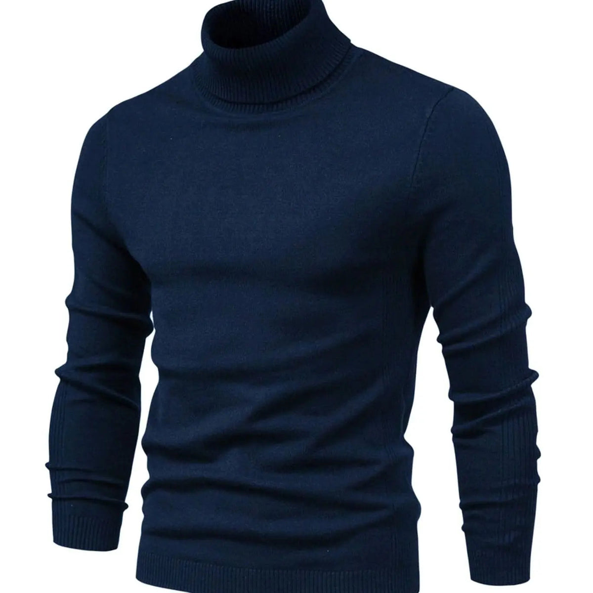 Men's Casual Slim-Fit Turtleneck Knit Pullover Sweater