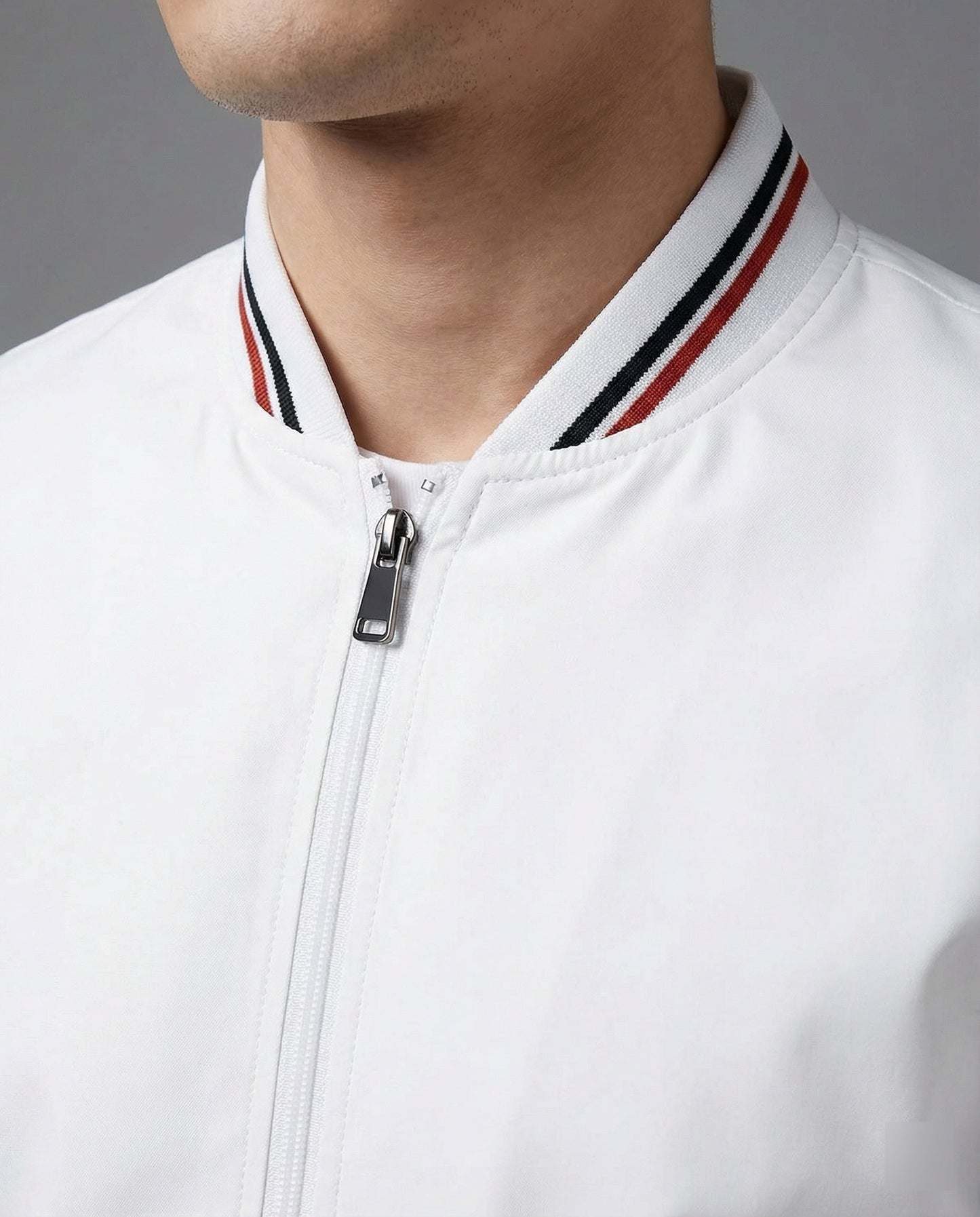 Men's Casual Transition Jacket with Water-Repellent Surface & Stand-Up Collar | Wearclo