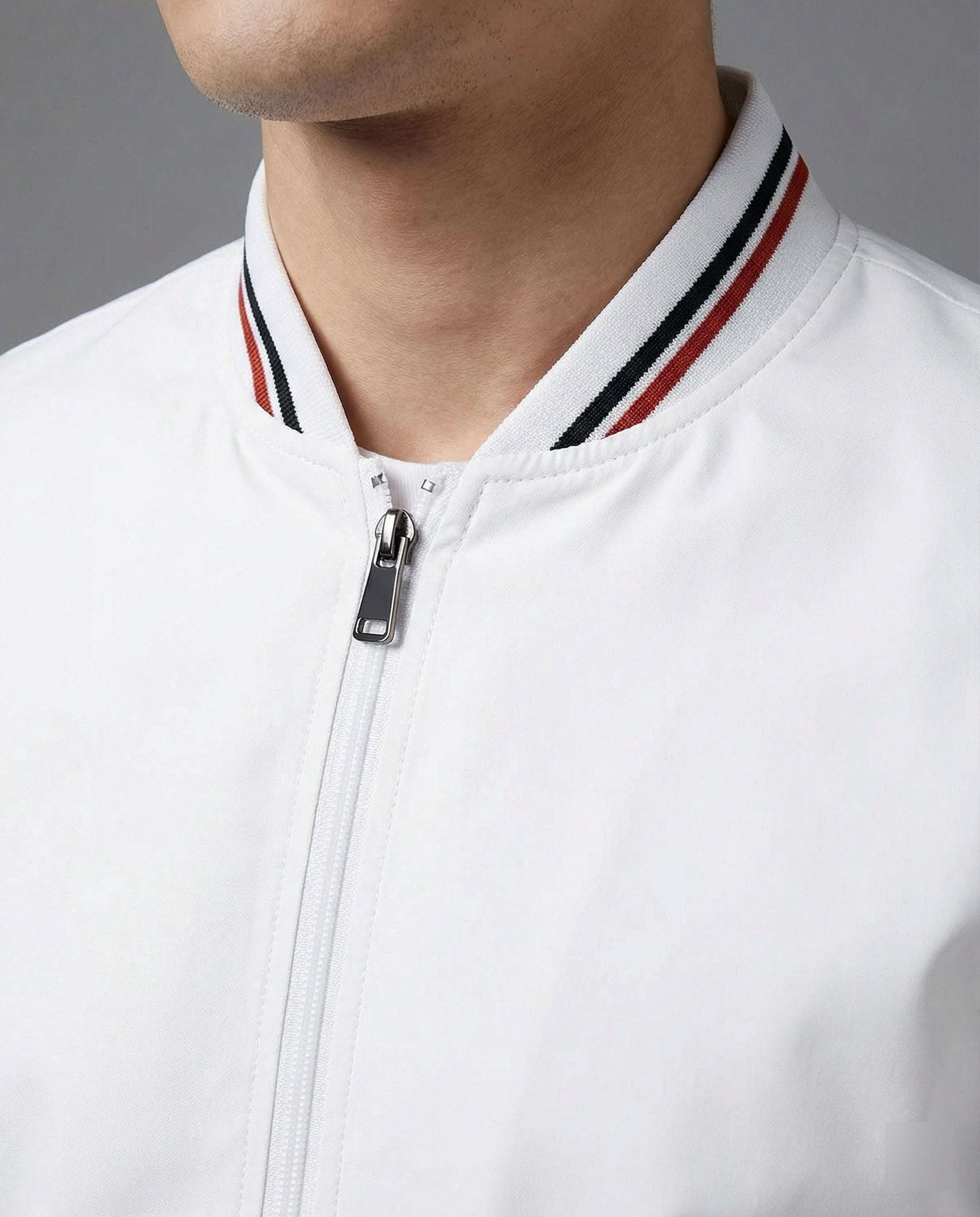 Men's Casual Transition Jacket with Water-Repellent Surface & Stand-Up Collar | Wearclo