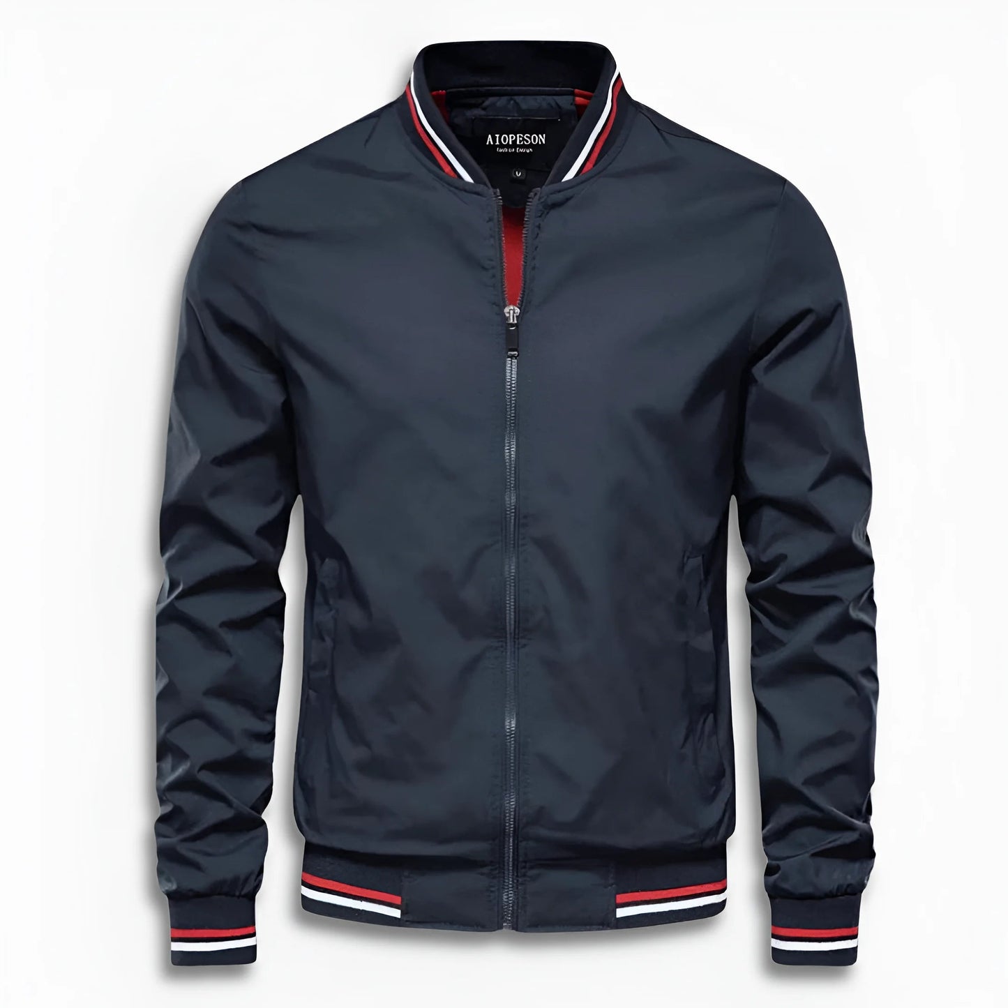 Men's Casual Transition Jacket with Water-Repellent Surface & Stand-Up Collar | Wearclo