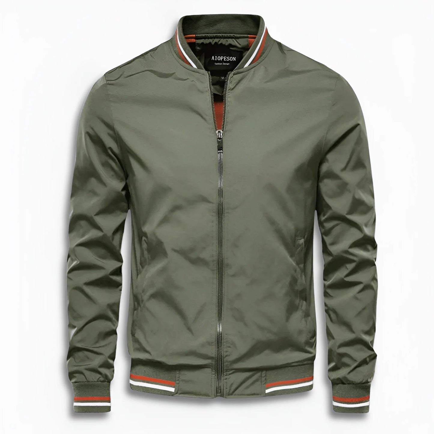 Men's Casual Transition Jacket with Water-Repellent Surface & Stand-Up Collar | Wearclo