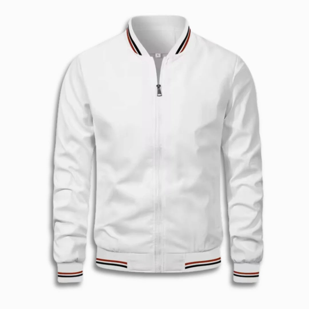 Men's Casual Transition Jacket with Water-Repellent Surface & Stand-Up Collar | Wearclo