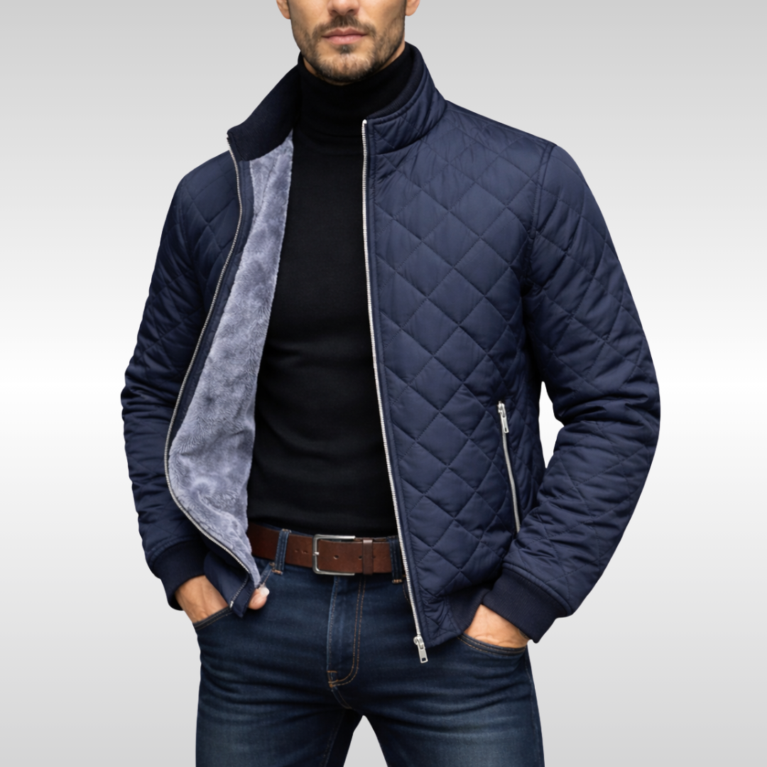 Men's Classic Warm Quilted Winter Jacket