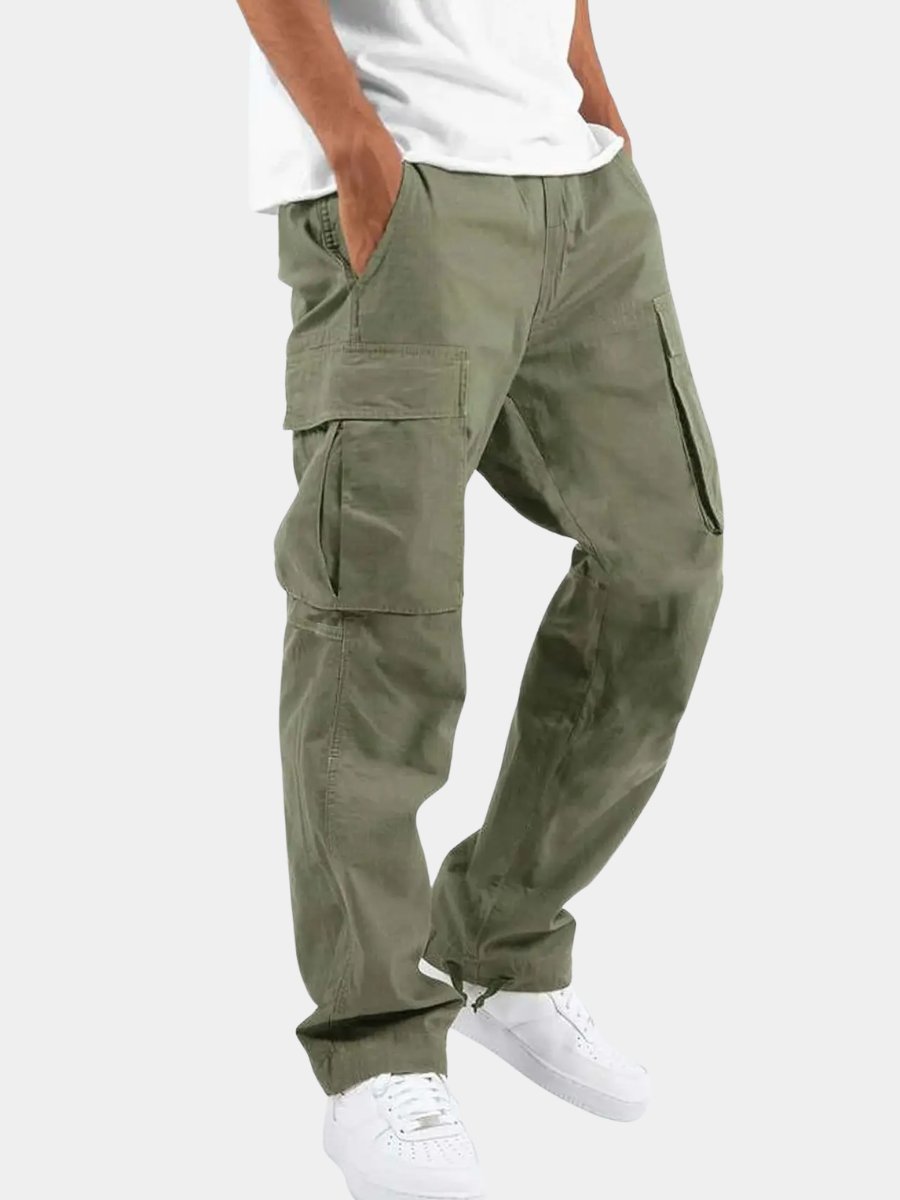 Men's Comfortable Casual Drawstring Cargo Trousers