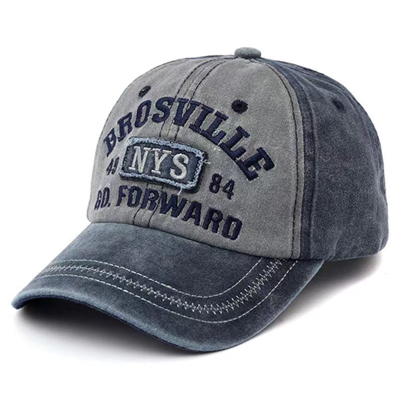 Men's Distressed Vintage-Inspired Baseball Cap