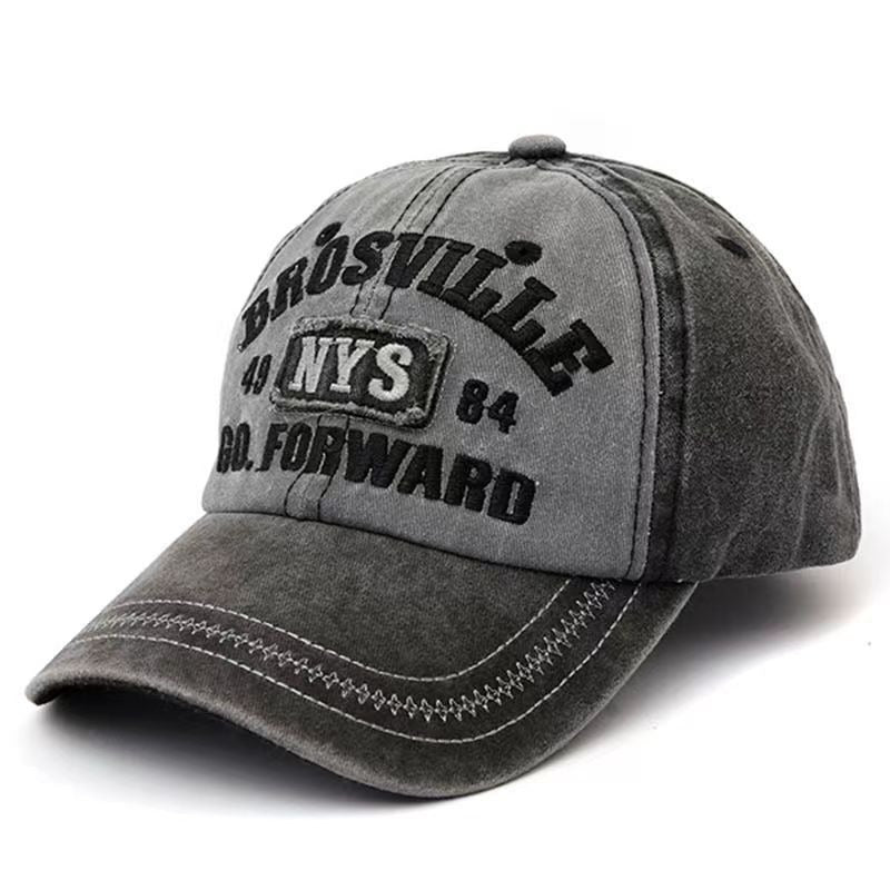 Men's Distressed Vintage-Inspired Baseball Cap