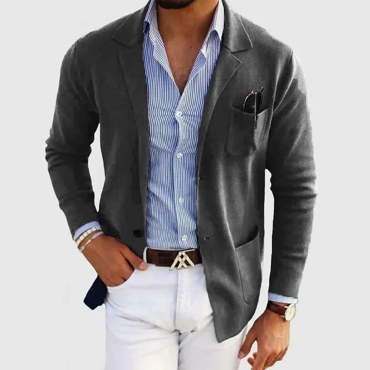 Men's Elegant Blazer - Comfort and Style for All Occasions