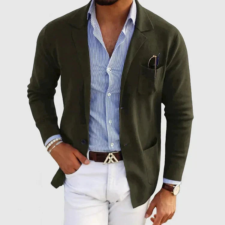 Men's Elegant Blazer - Comfort and Style for All Occasions