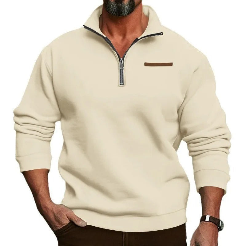 Men's Half-Zip Sweater for Comfort and Style