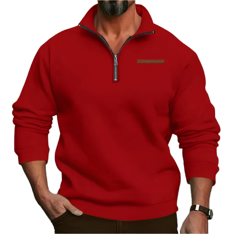 Men's Half-Zip Sweater for Comfort and Style