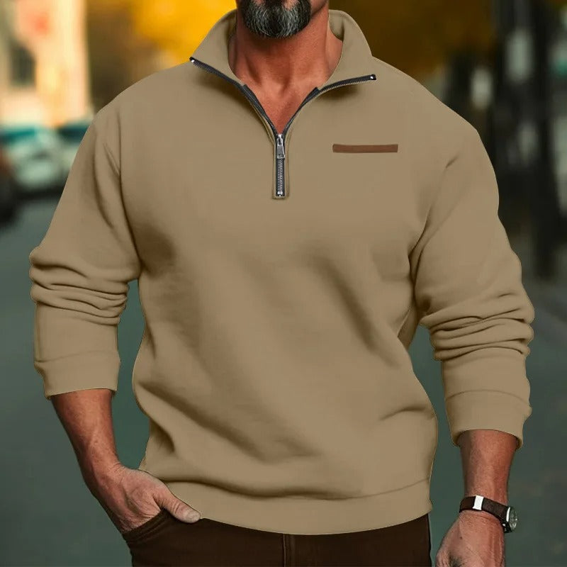 Men's Half-Zip Sweater for Comfort and Style