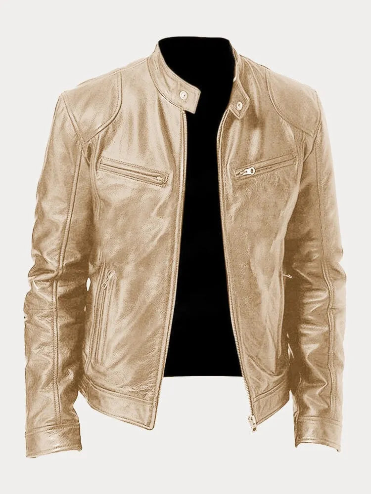 Men's Jacket with Lining, Pockets, and Adjustable Cuffs – Casual and Everyday Jacket