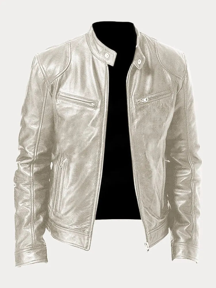 Men's Jacket with Lining, Pockets, and Adjustable Cuffs – Casual and Everyday Jacket