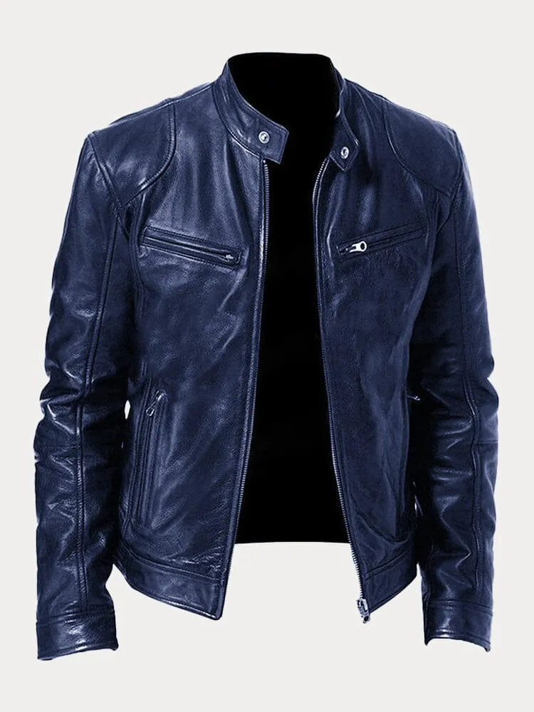 Men's Jacket with Lining, Pockets, and Adjustable Cuffs – Casual and Everyday Jacket
