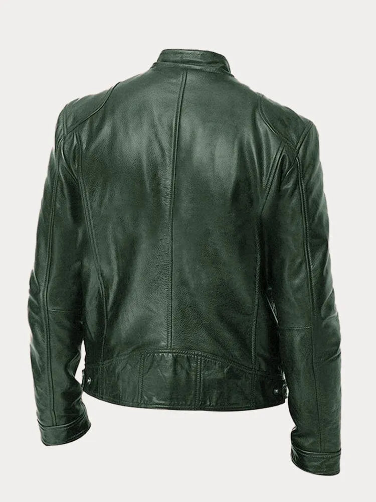 Men's Jacket with Lining, Pockets, and Adjustable Cuffs – Casual and Everyday Jacket