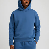 Men's Oversized Fleece Hoodie and Jogger Tracksuit Set