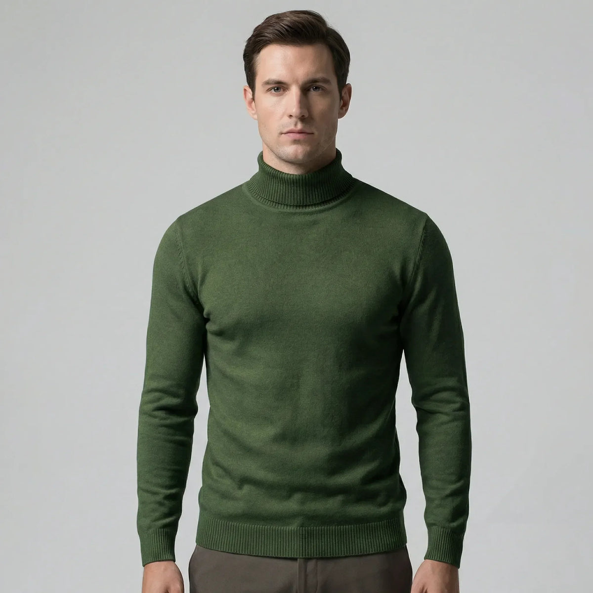 Men's Slim-Fit Turtleneck Jumper