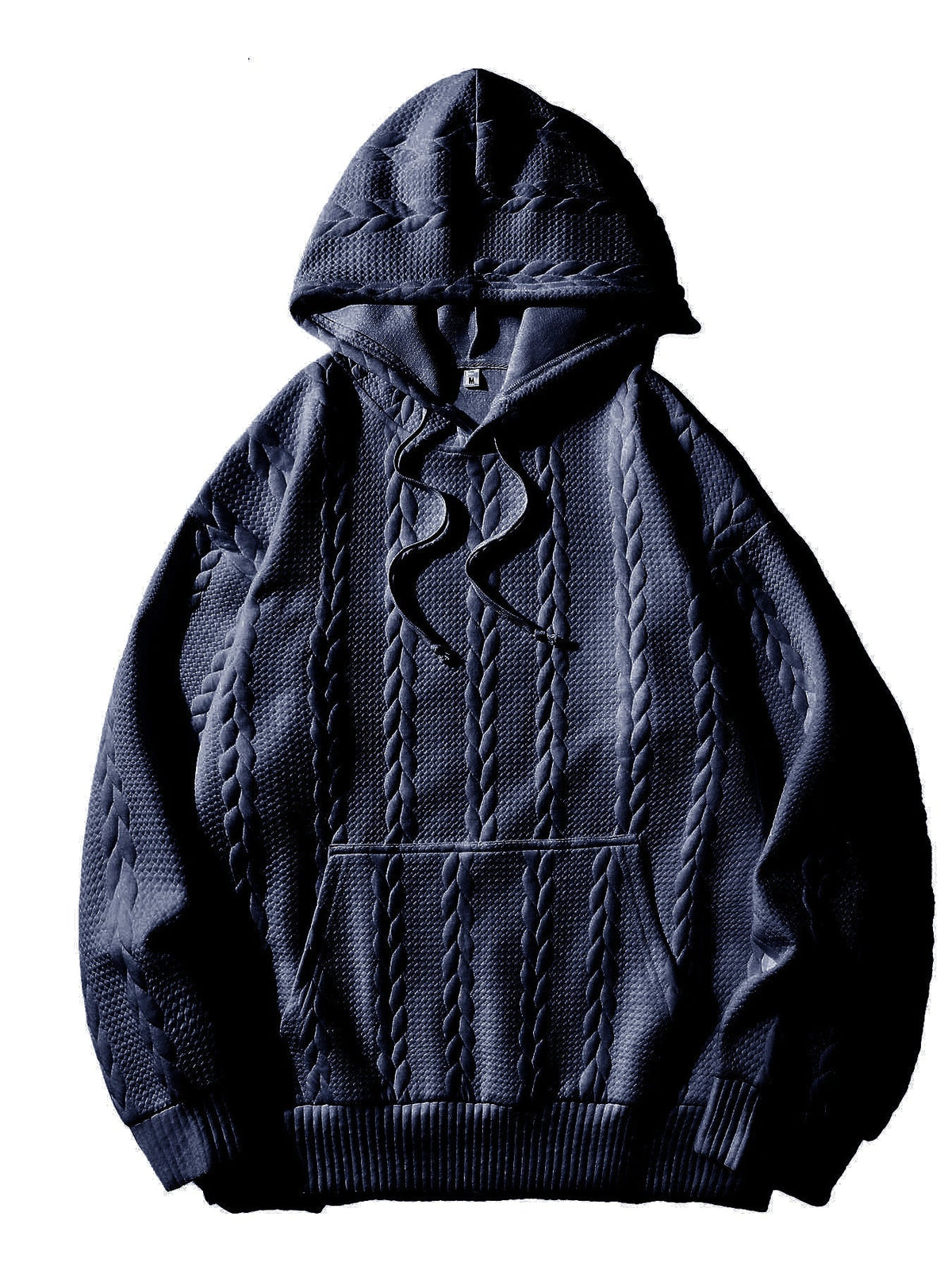 Men's Textured Pattern Hoodie