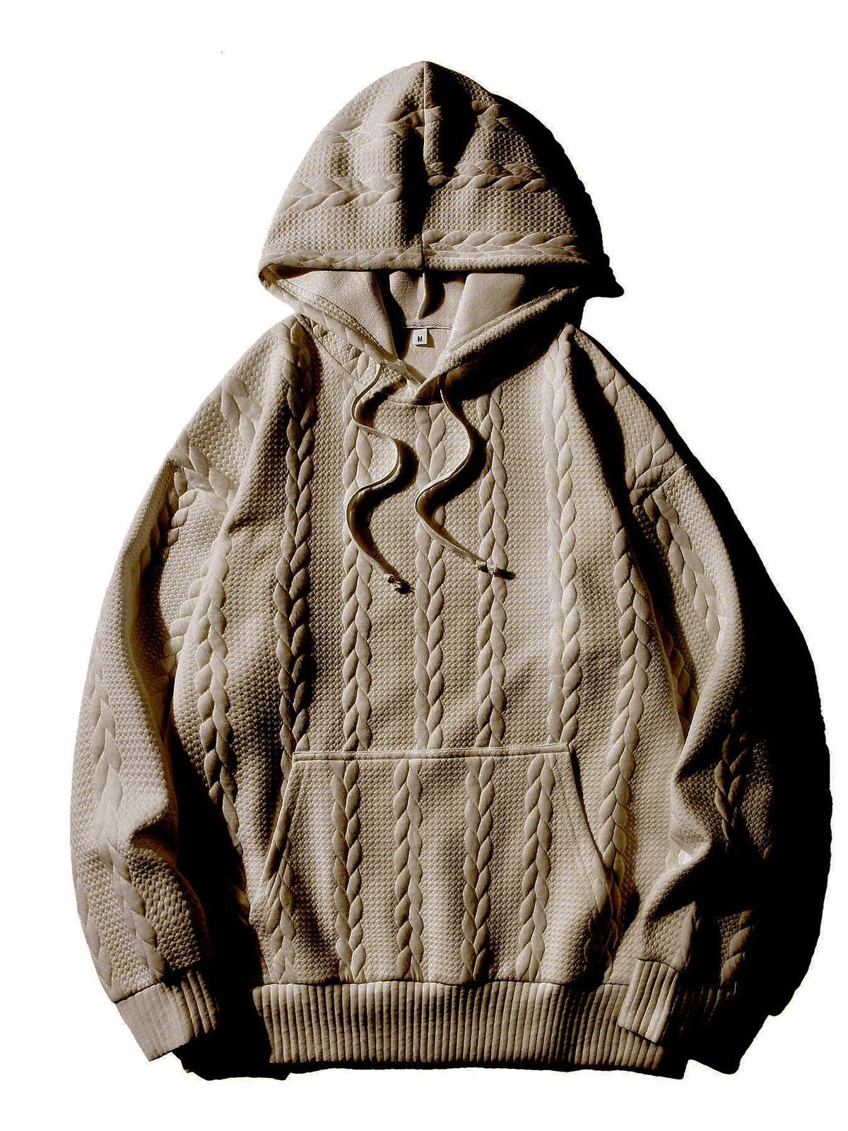 Men's Textured Pattern Hoodie