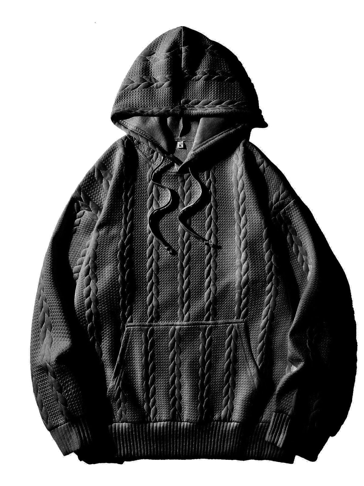 Men's Textured Pattern Hoodie