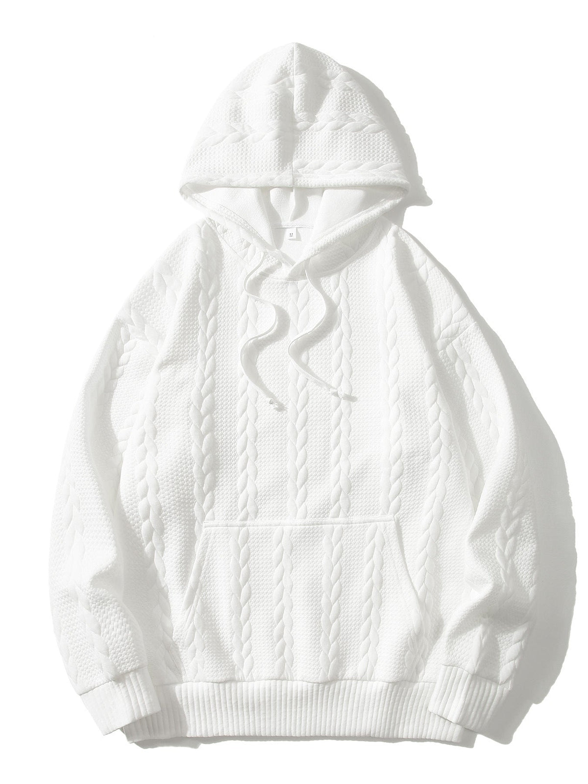 Men's Textured Pattern Hoodie