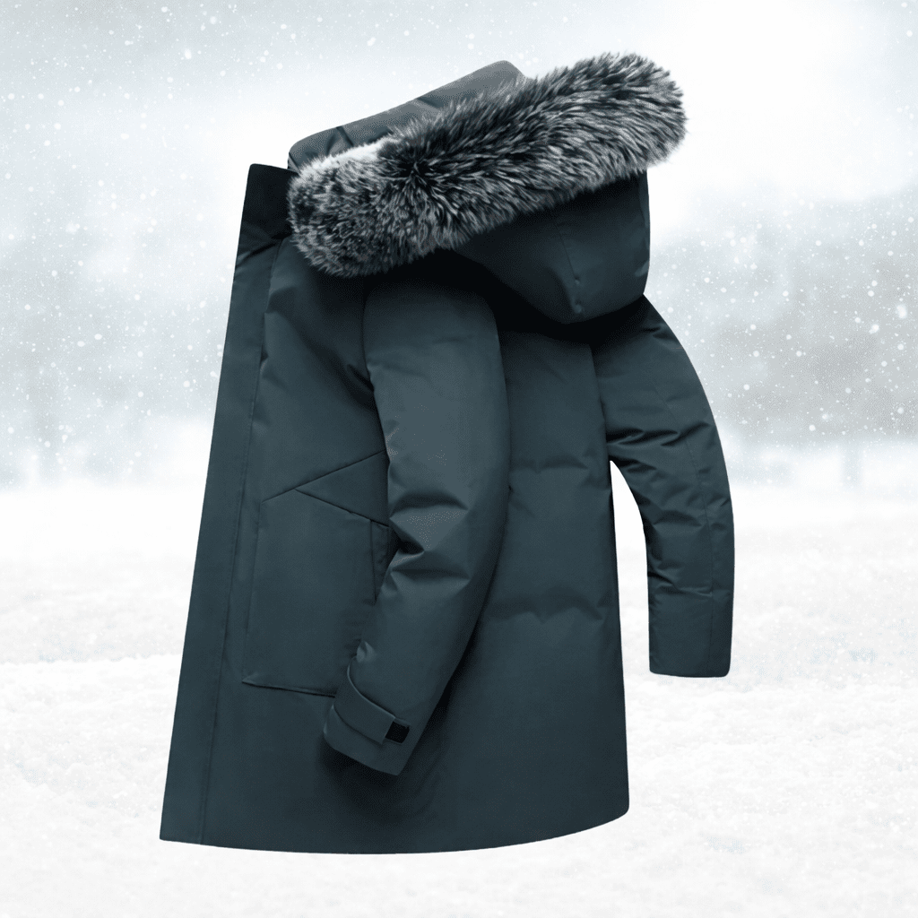 Men's Windproof Winter Parka — Warm Thermal Build, Durable Weather Shield