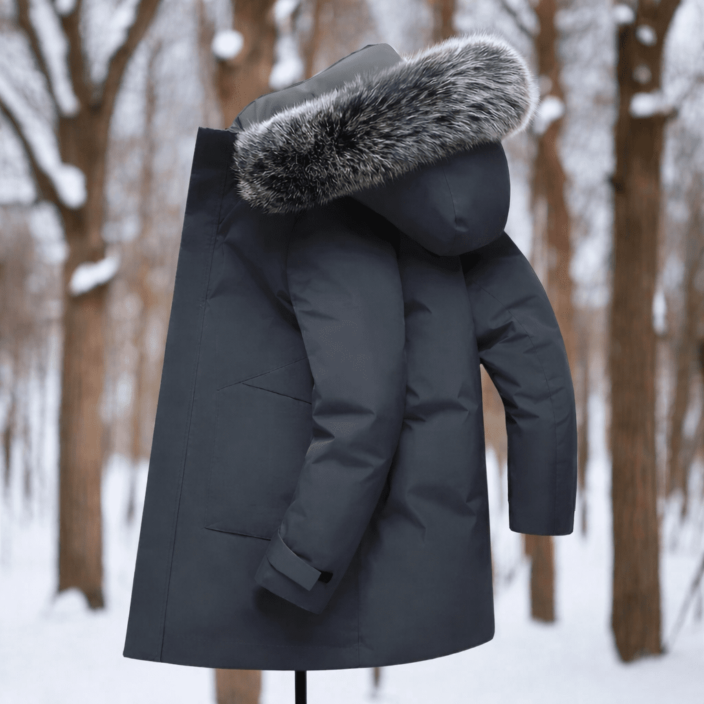 Men's Windproof Winter Parka — Warm Thermal Build, Durable Weather Shield