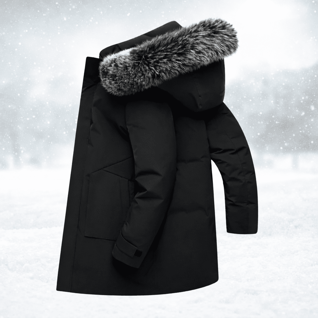 Men's Windproof Winter Parka — Warm Thermal Build, Durable Weather Shield
