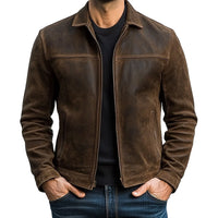 Men's Zip Front Long Sleeve Jacket